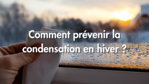 la condensation en hiver